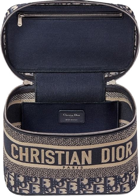 dior cosmetic case oblique navy blue|Dior Oblique Beauty Case Blue Dior Oblique Jacquard .